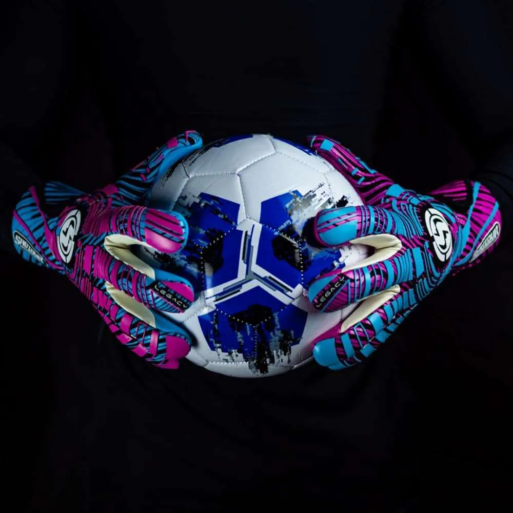 Unworn Saviour GK goalkeeper gloves in original packaging, ready for a smooth return process