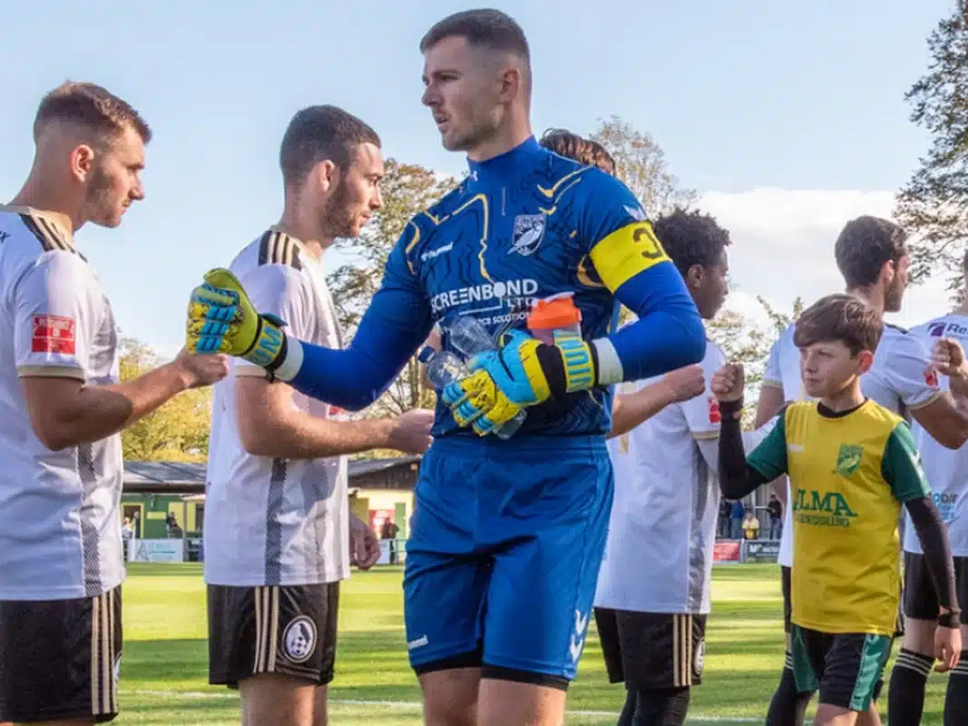 Goalkeeper distractions during a soccer match.