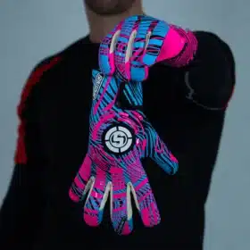 Top-rated best goalkeeper gloves with unbelievable grip feature displayed on a field.
