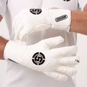 White Evo-Neg Goalkeeper Gloves - Saviour GK's Modern Take on Goalkeeping Excellence.